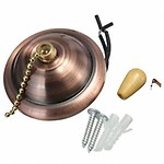 Sellify red bronze : Generic Universal Colorful Ceiling Fan Light Wall light Pull Chain Switch AC 3A/125-250V