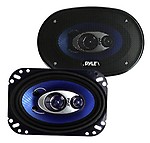 Pyle PL463BL 4-Inch x 6-Inch 240 Watt Three-Way Speakers