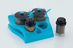 Yug Creation Multipurpose Dining Set Jar and Tray Holder,Spices Jar - 4pc-Random color-UC-103