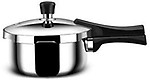 Stahl 9261 Induction Base Outer Lid Stainless Steel Pressure Cooker, 1.3 L