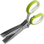 Glive's Vegetable Chopper Paper Shredder cutting scissor kitchen herb 5 blade Vegetable Scissor