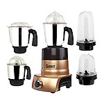 Sunmeet Gold Color 800Watts Mixer Grinder with 2 Bullet Jar Plus 3 Steel 2019 PST-G-TA