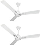 Havells Nicola - Pack of 2 Pearl White Silver 3 Blade Ceiling Fan