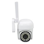 Security Surveillance Camera Two Way Intercom 110V-250V 1080P WiFi Sync Monitor with Reset Pin for Home Use (EU Plug)