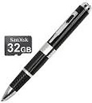 TECHNOVIEW Spy Pen Camera with Inbuilt 32GB Memory, Video and HD Audio Recording for Home/Office/Meeting