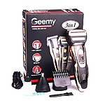 Bamchak GEMIE GM-595 Shaver trimmer beard nose ear hair 3-in-1 cordless trimmer zero machine grooming system