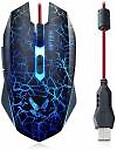 Home Story MTCAGMMOUBLK1 Wired Optical Gaming Mouse  (USB 2.0)