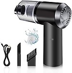 MARUTI CREATION 2 in 1 Handheld Vacuum Car Cleaner Air Duster Wireless Rechargeable Home Pet Hair Vacuum