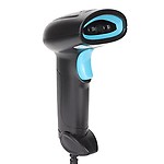 Handheld Barcode Reader, USB Interface Plug and Play 1D Wired 1D Barcode Scanner for Off