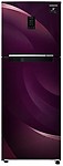 Samsung 314 L 2 Star Inverter Frost-Free Double Door Refrigerator (RT34T46324R/HL, Rythmic Twirl Convertible)