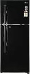 LG Double Door 260 Litres 3 Star Refrigerator Black GL-T292RESX