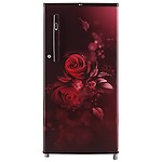 LG 190 L 2 Star Direct-Cool Single Door Refrigerator (GL-B199OSEC, Scarlet Euphoria, Fast Ice Making)