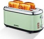 AGARO Royal 4 Slice Stainless Steel Pop Up Toaster