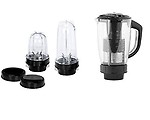 SUNMEET Black ABS Plastic Bullet Jars 350 ml and 550 ml for Mixer Grinder SA20R