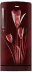 Haier 192 L Direct Cool Single Door 3 Star Refrigerator with Base Drawer  (Red Lily, HRD-1923PRL-E)