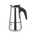 Okayji Stainless Steel Espresso Coffee Maker Percolator Moka Pot (6 Cup/ 350ml) 1- Piece