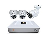 Godrej Octra HD 1080p SEHCCTV1500-3B2D 1.3MP 8-Channel DVR with 3 Bullet and 2 Dome Cameras