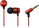 SoundMagic E50 Red Stereo Dynamic Headphone Wired Headphones( In the Ear)