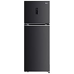 LG 360 L 3 Star Frost-Free Smart Inverter Wi-Fi Double Door Refrigerator (GL-T382VESX, Ebony Sheen, Convertible & Door Cooling+)