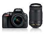 Nikon D5600 with AF-P 18-55mm + AF-P 70-300mm VR Kit