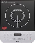 Pigeon Brio-2100W Induction Cooktop(Silver, Push Button)