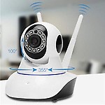 JANROCK V380 HD 720P Night Vision Wireless WiFi IP Camera with 2 Way Audio and Upto 64GB SD Card Support