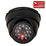 MOSHTU Dummy Fake Dome Imitation Surveillance Security Camera with Blinking red LED Light Indication for Home
