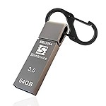 Simmtronics ZipX Matte Grey 64GB Pendrive USB 3.0 Flash Drive Full Metal Body