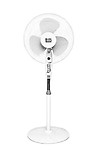 Hans Lighting Pedestal Fan 40 WATT 1300 RPM 400 mm / 16 Inch 3 Blade fan 1 Years Warranty (White+White+)