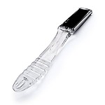 Panache Dual Sided Foot File, Crystal Clear