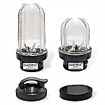 Gemini Bullet Jars for Mixer Grinder Combo of 2 Jar (530 ML and 350 ML) with Gym Sipper Ca NMA40