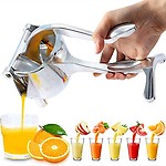 Emcrovi Hand Fruits Juicer Machine Fruit Juice Maker For Kitchen, Lemon, Home (1 pcs)