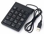 UltimaCords&Cables USB 2.0 Wired Numeric Keypad Slim Mini Number Pad Digital Keyboard Wired USB Laptop Keyboard  