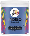 INDIGO Bright Ceiling Paint (Platinum Series) (1L, Brilliant)