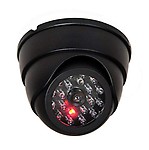 Wishbone Dummy CCTV Dome Camera with Dummy Infrared Sensor Fake Security Camera for Home, Off and More
