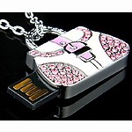 Microware 16GB Metal Lady Handbag Shape Designer Pendrive