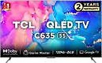 TCL 139 cm (55 inch) QLED Ultra HD (4K) Smart Google TV  (55C635)