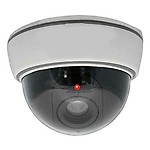 Home Tech Dummy CCTV Dome Camera with Blinking red LED Light. for Home or Office Securit