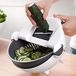 iDigi Wet Basket Vegetable Cutter - Multi-Function Vegetable Cutter
