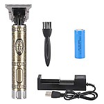 Plenzo Professional Grooming Cordless Cutting T-Blade Trimmer Men's Hair Clippers