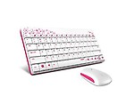 Rapoo X220 Pink 2.4ghz Wireless Mini Keyboard