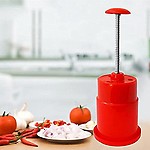 LAKSHMINARAYAN SALES Hand Press Onion & Vegetable Chopper Kitchen Vegetable Cutting Tool, Hand Press Graters & Slicer Tool