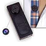 CROKROZ Wired Hidden DV Portable Video and HD Audio Recorder Spy Mini Button Camera for Home, Office and Meeting