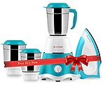 Longway Super Dlx 600 W Mixer Grinder (3 Jars) & Kwid 750 W Dry Iron