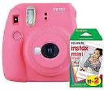 Fujifilm Instax Mini 9 Flamingo Pink with 20 Shots film Instant Camera  