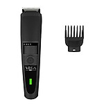 Vega T-3 Beard Trimmer for Men, Stainless Steel Blades, Cordless & Quick Charge, 20 Length Settings, 90 min run time