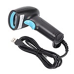 Handheld Barcode Reader, 1D Barcode Scanner Plug and Play USB Interface 1D Wired for Shop