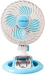 Nutts AC/DC RECHARGEABLE TABLE FAN CLIP-ON TABLE