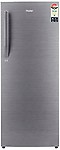 Haier 220 L 4 Star Direct-Cool Single Door Refrigerator (HRD-2204BS-R/HRD-2204BS-E, Brushline Silver and Silver Vivid)