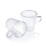 Goodricke Premium Panache Glass Tea Cups, 260 ML (Pack of 2)